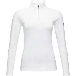 Rossignol T-Shirt & Tops Women's Classique 1/2 Zip Layer WHITE