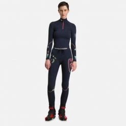 Rossignol T-Shirt & Tops Women's Infini Compression Race Top BLUE