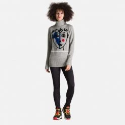 Rossignol T-Shirt & Tops JCC Women's Lynn Long Roll-Neck Sweater GREY