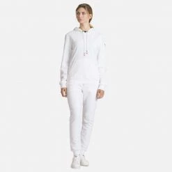Rossignol T-Shirt & Tops Women's Hooded Logo Sweatshirt WHITE