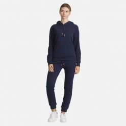Rossignol T-Shirt & Tops Women's Hooded Logo Sweatshirt BLUE