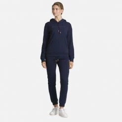 Rossignol T-Shirt & Tops Women's Hooded Logo Fleece Sweatshirt BLUE