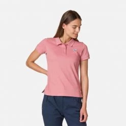 Rossignol T-Shirt & Tops Women's Logo Polo PINK PURPLE