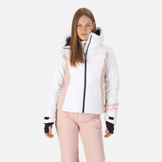 Rossignol Jackets Women's Courbe Optic Ski Jacket WHITE - Image 3