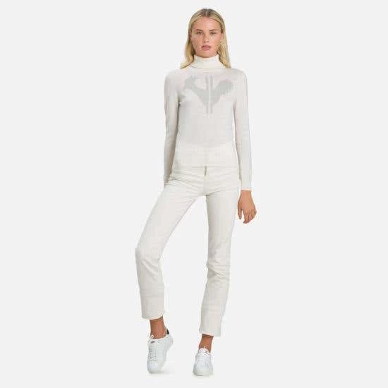 Rossignol T-Shirt & Tops Women's Classique Roll Neck Sweater WHITE